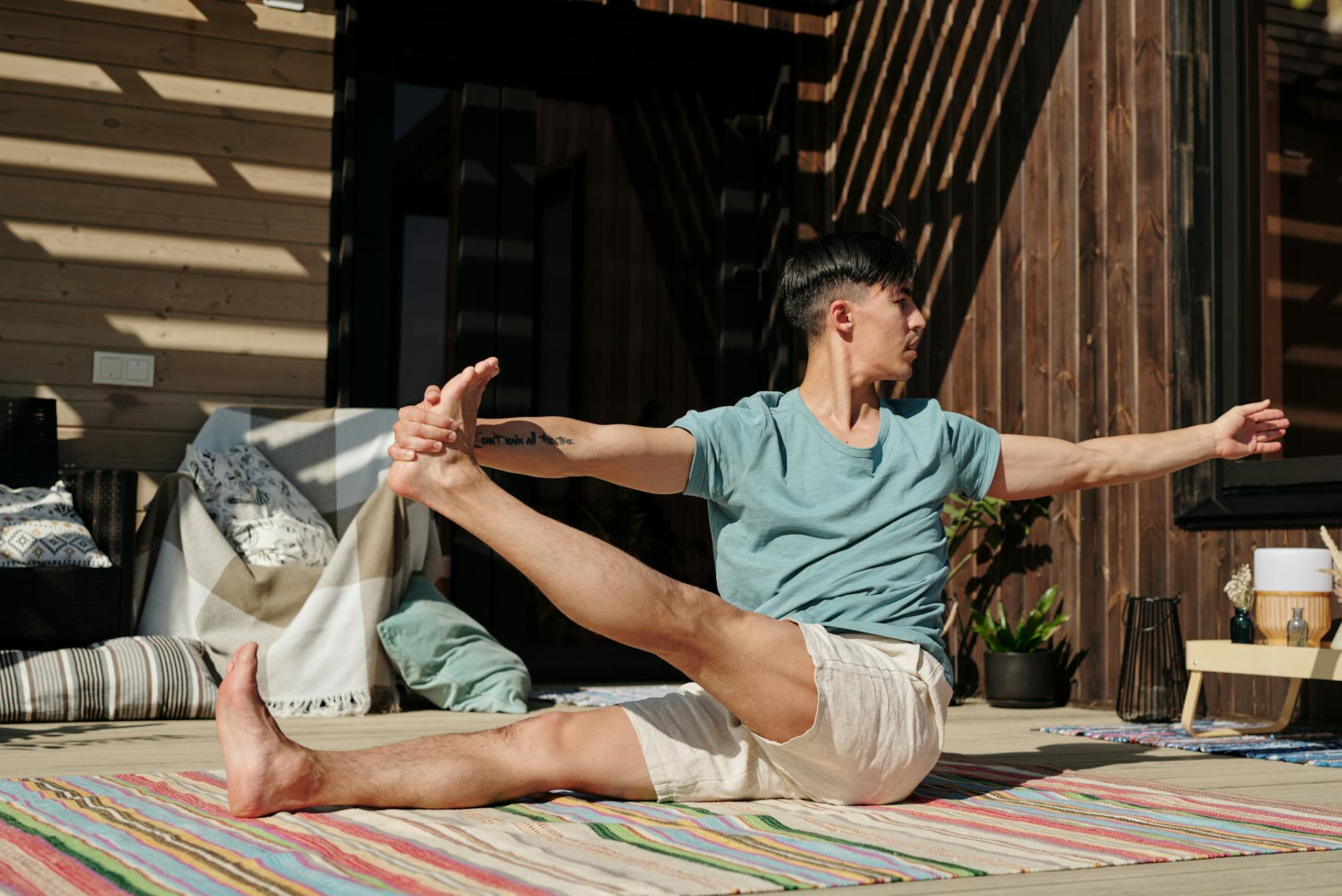 Seated Toe Touches